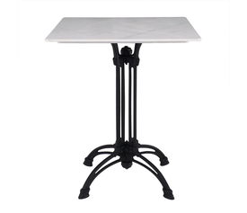 ΤΡΑΠΕΖΙ Sintered Stone-Μαντέμι Τετράνυχο, Επιφάνεια 11mm Απόχρωση White Marble