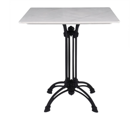 ΤΡΑΠΕΖΙ Sintered Stone-Μαντέμι Τετράνυχο, Επιφάνεια 11mm Απόχρωση White Marble