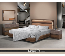 Charlotte Σύνθεση Κρεβατοκάμαρας Ελληνικής Κατασκευής 5 τεμαχίων 160*200cm