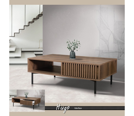 Hugo Τραπεζάκι Σαλονιού Ελληνικής Κατασκευής 120x70xH45cm