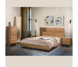 Jermene Σύνθεση Κρεβατοκάμαρας 5 τεμαχίων Ελληνικής Κατασκευής 160x200cm