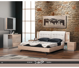 Smile Σύνθεση Κρεβατοκάμαρας 5 τεμαχίων Ελληνικής Κατασκευής 160*200cm 