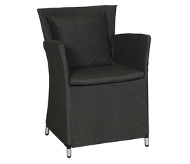 Πολυθρόνα Με Ύφασμα Και Μαξιλάρι Με Σκελετό Αλουμινίου