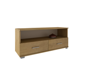 Έπιπλο Τηλεόρασης με 2 Συρτάρια και 1 Ράφι Ελληνικής Κατασκευής 120x40xH51cm ALN