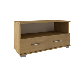 Έπιπλο Τηλεόρασης με 1 Συρτάρι και 1 Ράφι Ελληνικής Κατασκευής 90x40xH51cm ALN 
