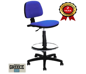  Rudi B Teller –Καρέκλα Μπλε σχεδιαστηρίου -σκαμπό με multiblock (δυνατότητα επιλογής σε-ύφασμα και δερματίνη ) 45*45*70cm