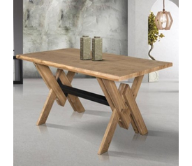 Βραζιλία ξύλινη τραπεζαρία T10 180(+40)Χ95Χ79