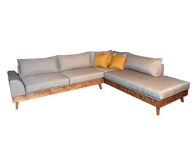 Γωνιακός καναπές ελληνικής κατασκευής 290*240*90 krj victoria