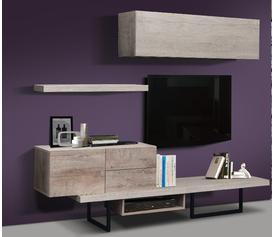 VOGUE Σύνθεση Σαλονιού Ελληνικής Κατασκευής 4 Τεμαχίων 220x40xH200cm