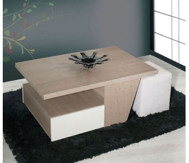 Wind Τραπεζάκι Σαλονιού Ξύλινο Ελληνικής Κατασκευής 120x70x45cm