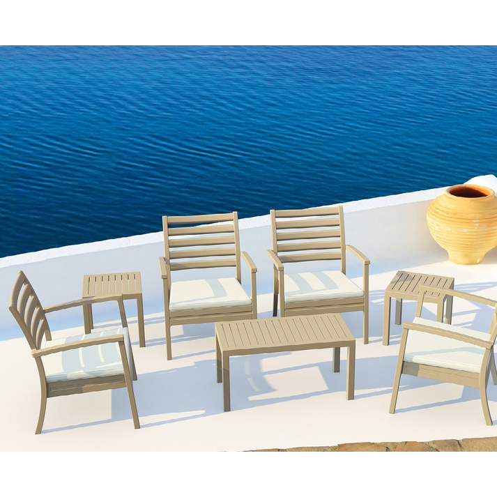 ARTEMIS XL TAUPE ΠOΛΥΘΡΟΝΑ ΠΟΛ/ΝΙΟΥ 71x76xH89cm