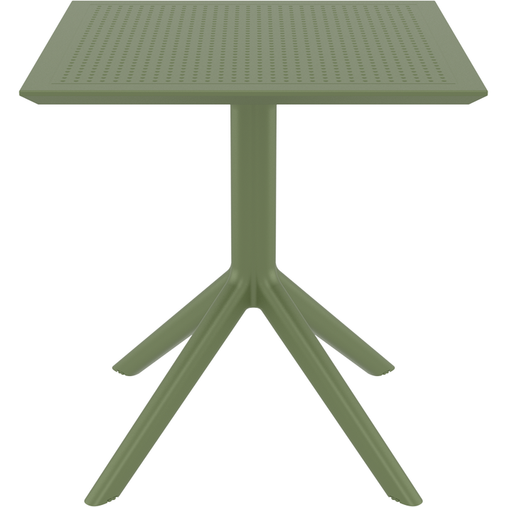 SKY OLIVE GREEN 70X70X74εκ. ΤΡΑΠΕΖΙ ΠΟΛ/ΝΙΟΥ