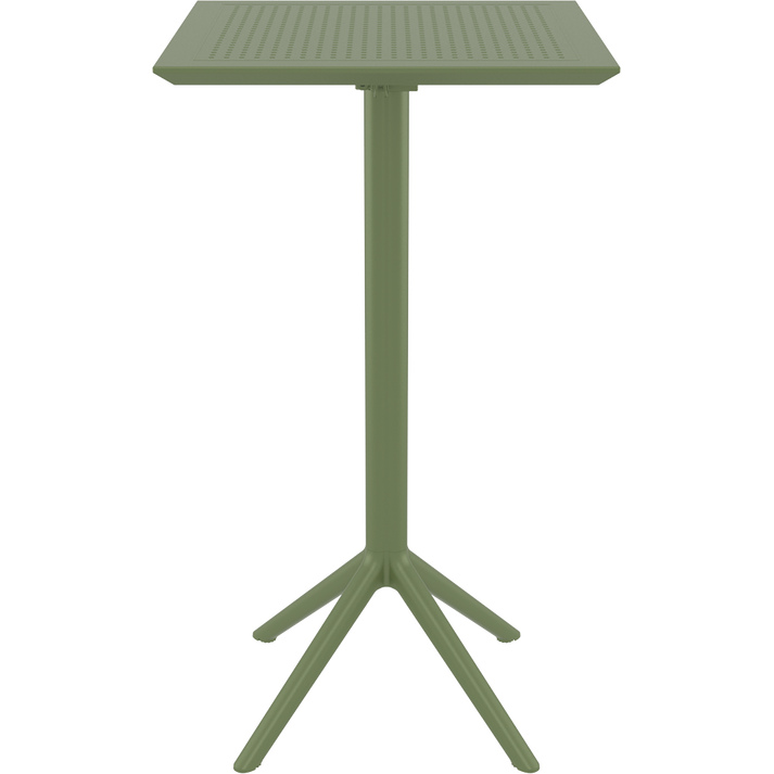 SKY OLIVE GREEN BAR 60Χ60Χ108εκ.ΠΤΥΣ/ΝΟ ΤΡΑΠ. ΠΟΛ/ΝΙΟΥ