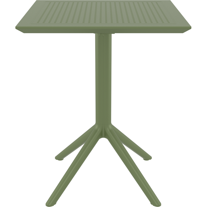 SKY OLIVE GREEN 60Χ60X74εκ. ΤΡΑΠΕΖΙ ΠΤΥΣ/ΝΟ ΠΟΛ/ΝΙΟΥ