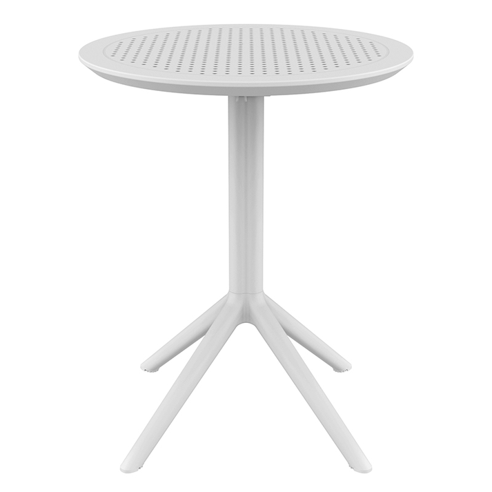 SKY WHITE Φ60X74εκ. ΤΡΑΠΕΖΙ ΠΤΥΣ/ΝΟ ΠΟΛ/ΝΙΟΥ