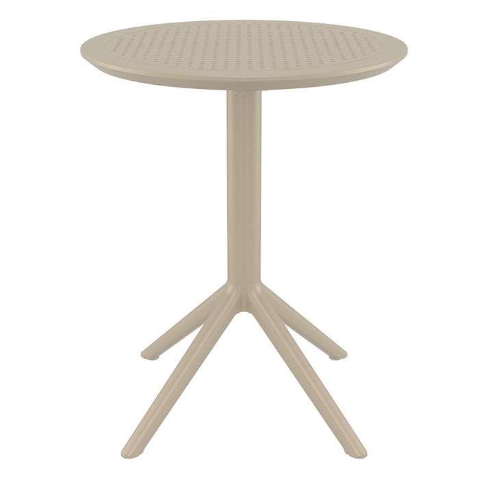 SKY TAUPE Φ60X74εκ. ΤΡΑΠΕΖΙ ΠΤΥΣ/ΝΟ ΠΟΛ/ΝΙΟΥ