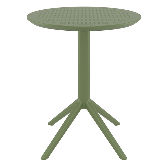 SKY OLIVE GREEN Φ60X74εκ. ΤΡΑΠΕΖΙ ΠΤΥΣ/ΝΟ ΠΟΛ/ΝΙΟΥ