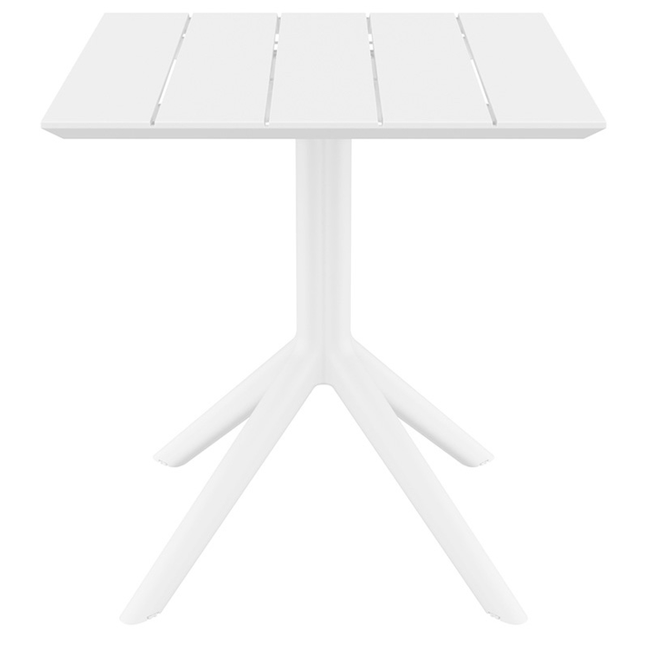 PARIS WHITE 70X70X74εκ. ΤΡΑΠΕΖΙ ΠΟΛ/ΝΙΟΥ