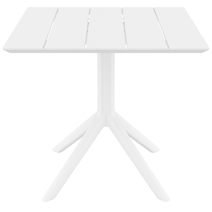 PARIS WHITE 80X80X74εκ. ΤΡΑΠΕΖΙ ΠΟΛ/ΝΙΟΥ