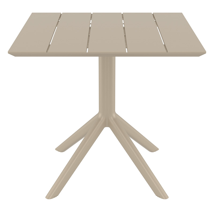 PARIS TAUPE 80X80X74εκ. ΤΡΑΠΕΖΙ ΠΟΛ/ΝΙΟΥ