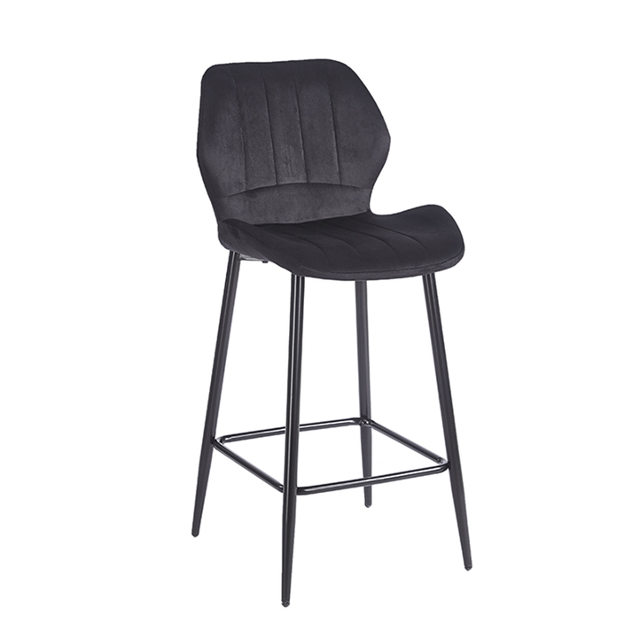 DYLAN BLACK VELVET ΥΦΑΣΜΑ 65εκ. ΣΚΑΜΠΟ ΜΕΤΑΛΛΙΚΟ 46X45X65-95εκ.