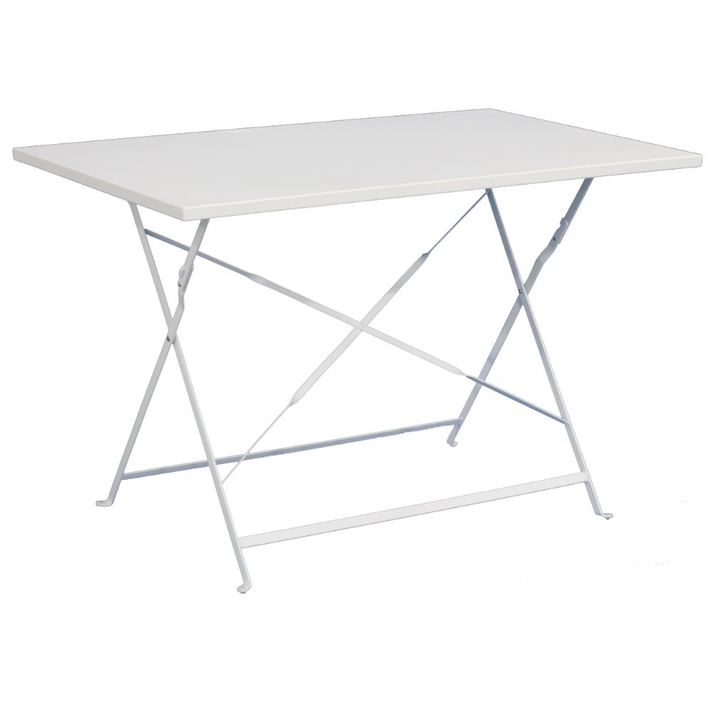 MAYO ΤΡΑΠΕΖΙ ΠΤΥΣΣΟΜΕΝΟ ΛΕΥΚΟ 110x70χ72cm