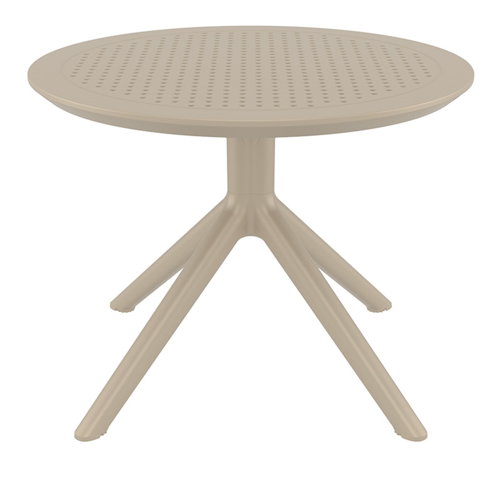 Sky Mini Τραπέζι Πολυπροπυλενίου Taupe Φ60x45 εκ.