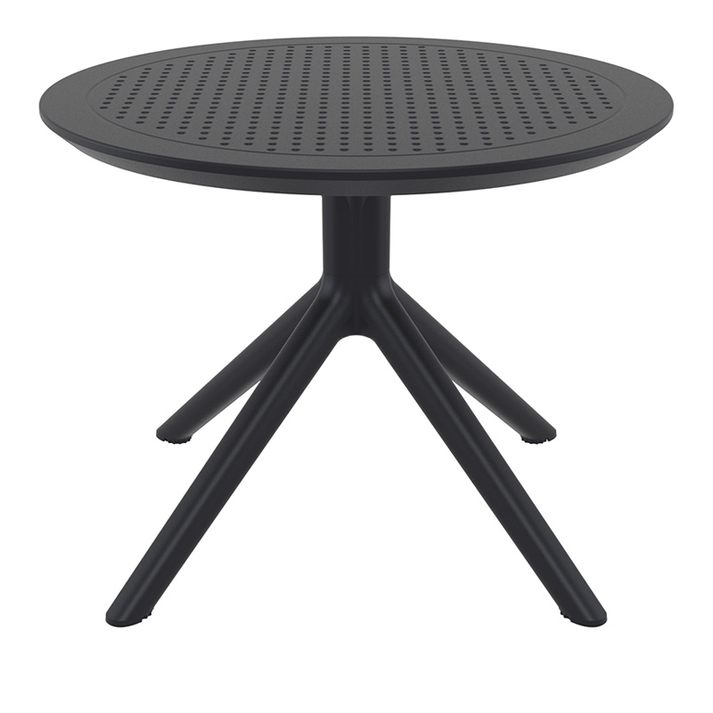 Sky Mini Τραπεζάκι Πολυπροπυλενίου Black Φ60x45 cm