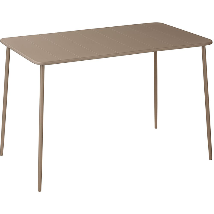 BOLTON ΤΡΑΠΕΖΙ ΣΤΑΘΕΡΟ  TAUPE 140Χ80Χ74 cm