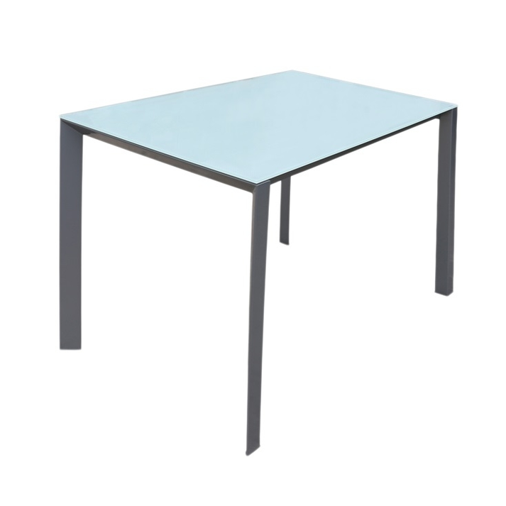 Τραπέζι Μέταλλο / Κρύσταλλο 110x70xH75cm