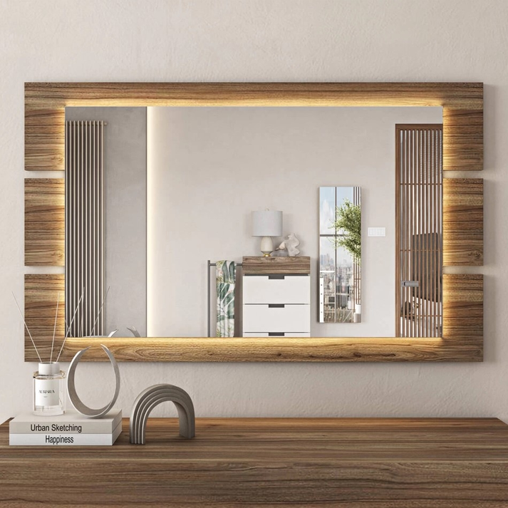 COSMOS Καθρέφτης με LED Ελληνικής Κατασκευής 110xH67cm 