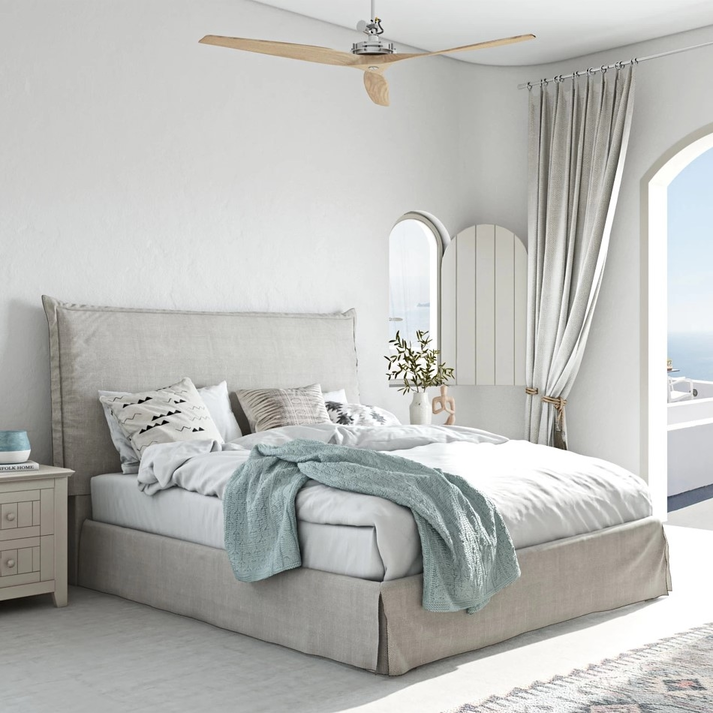 FAB Κρεβάτι Ελληνικής Κατασκευής 210x180xH127cm (Για Στρώμα 160x200)