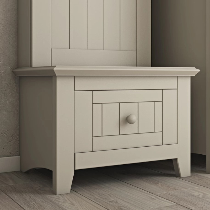 ISAVELLA Κομοδίνο με 1 Συρτάρι Ελληνικής Κατασκευής 55x35.5xH33.5cm