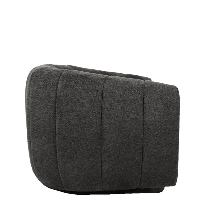 Ascot πολυθρόνα περιστρεφόμενη γκρι 99x83.5x72.5cm