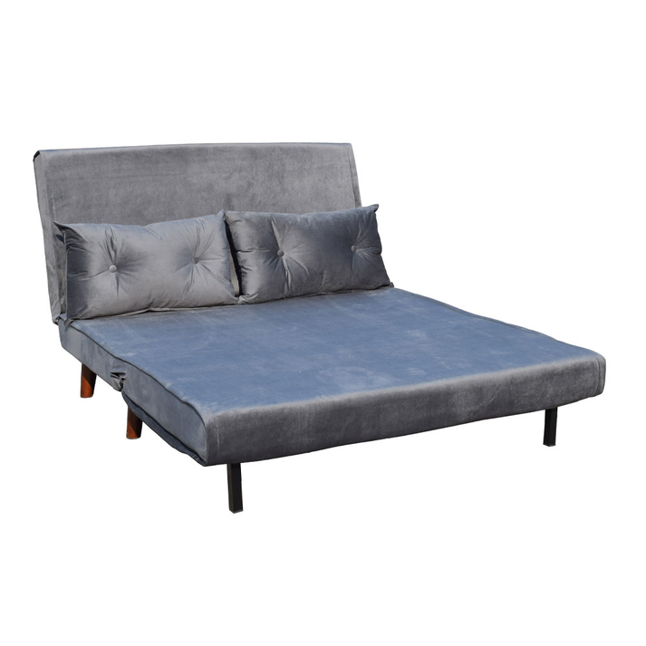 FALCON ΚΑΝΑΠΕΣ ΚΡΕΒΑΤΙ 2ΘΕΣΙΟΣ ΑΝΑΔΙΠΛΟΥΜΕΝΟΣ ΓΚΡΙ ΣΚΟΥΡΟ 121x90x80