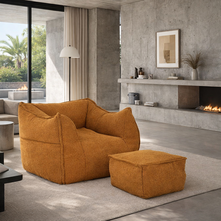 SPONGE ΠΟΛΥΘΡΟΝΑ SET TERRACOTTA 95x102x73cm