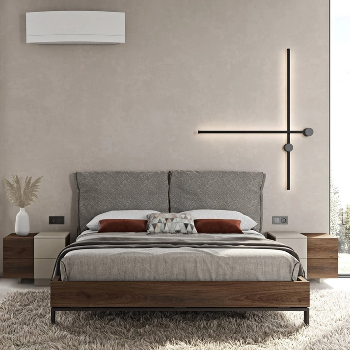 FLOW Κρεβάτι Ελληνικής Κατασκευής 210x170xH104cm (Για Στρώμα 160x200cm)