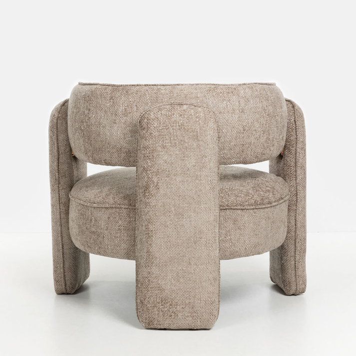 GRADA SMALL ΠΟΛΥΘΡΟΝΑ BEIGE 79x85x70.5cm