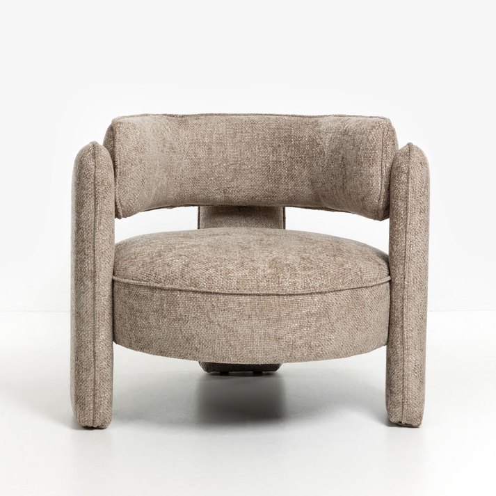 GRADA SMALL ΠΟΛΥΘΡΟΝΑ BEIGE 79x85x70.5cm