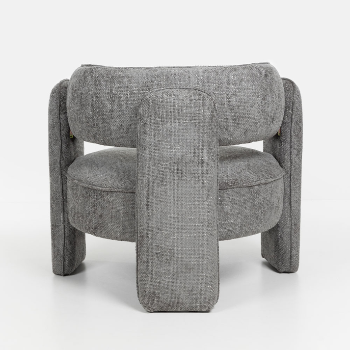 GRADA SMALL ΠΟΛΥΘΡΟΝΑ ΓΚΡΙ 79x85x70.5cm