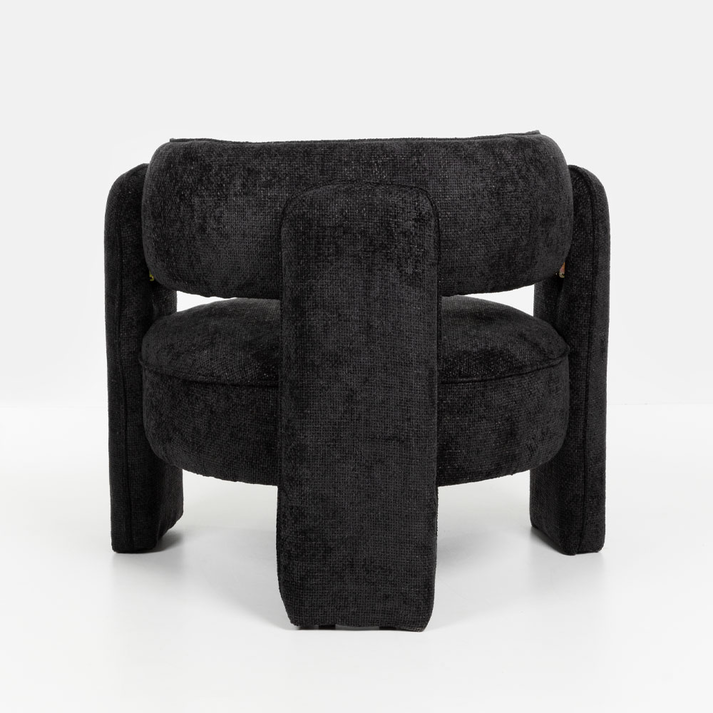 GRADA SMALL ΠΟΛΥΘΡΟΝΑ ΜΑΥΡΟ 79x85x70.5cm