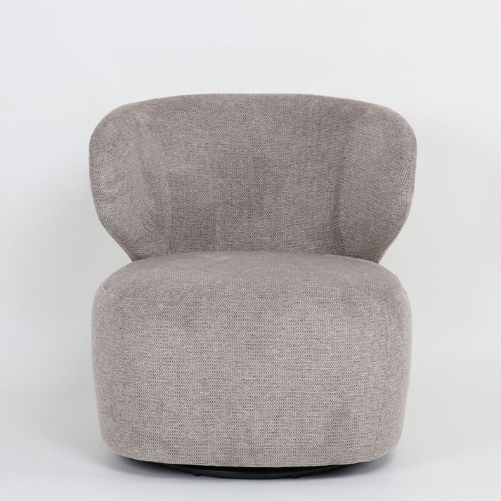 GEO ΠΟΛΥΘΡΟΝΑ ΓΚΡΙ LATTE 74x76x75cm