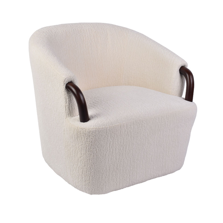 CELINE ΠΟΛΥΘΡΟΝΑ ΠΕΡΙΣΤΡΕΦΟΜΕΝΗ ΛΕΥΚΟ ΚΑΡΥΔΙ 74x73x72cm