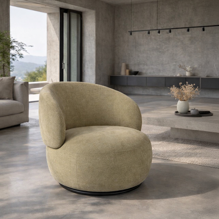 BUBBLE ΠΟΛΥΘΡΟΝΑ ΠΕΡΙΣΤΡΕΦΟΜΕΝΗ ΛΑΔΙ ΑΝΟΙΧΤΟ 74x84x69cm