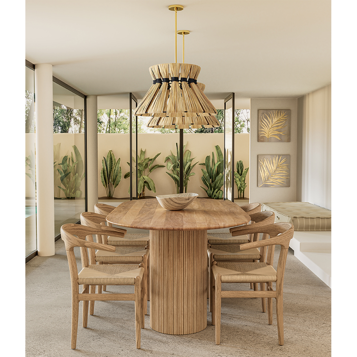 ORGANIC ΤΡΑΠΕΖΙ ΦΥΣΙΚΟ 200x100x76cm