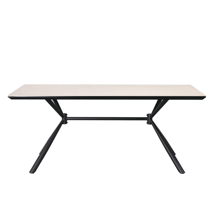 SAHARA ΤΡΑΠΕΖΙ BEIGE ΜΕ ΟΨΗ ΜΑΡΜΑΡΟΥ 180x90x76