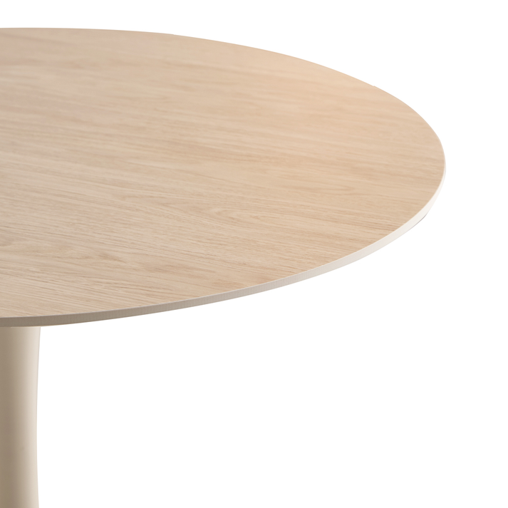 KNOT ΤΡΑΠΕΖΙ ΡΟΤΟΝΤΑ OAK 90x90x75cm