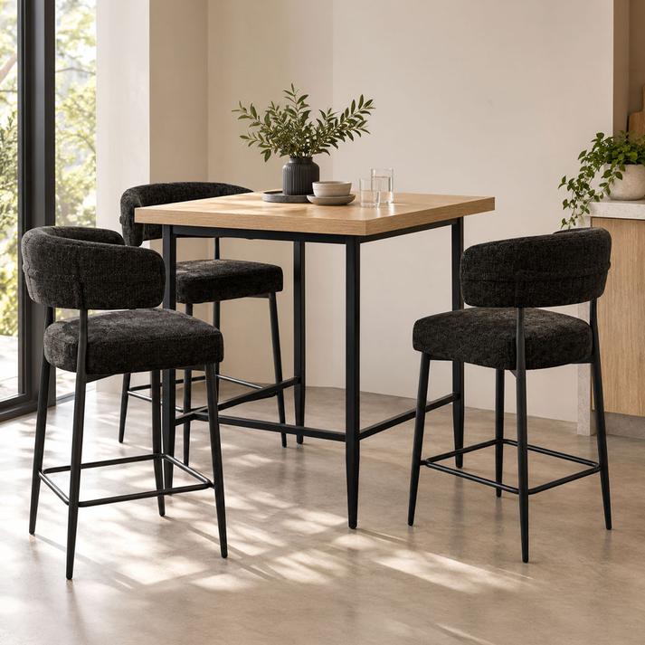 Merlo Τραπέζι Bar Sonoma 80x80x90cm