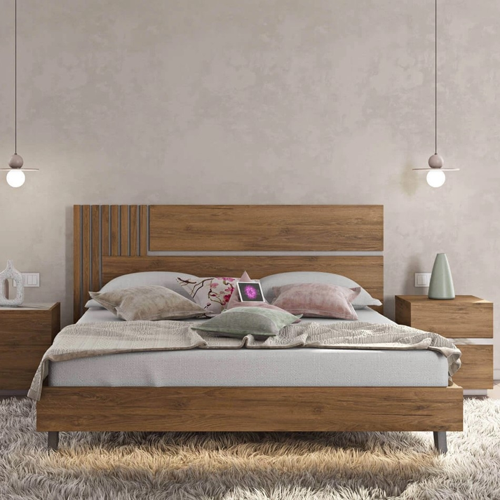TEMPO Κρεβάτι Ελληνικής Κατασκευής 211x182xH104cm (Για στρώμα 150/160x200cm)