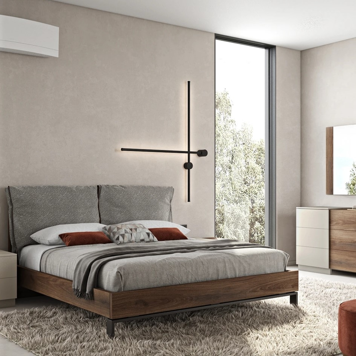 FLOW Κρεβάτι Ελληνικής Κατασκευής 210x170xH104cm (Για Στρώμα 160x200cm)